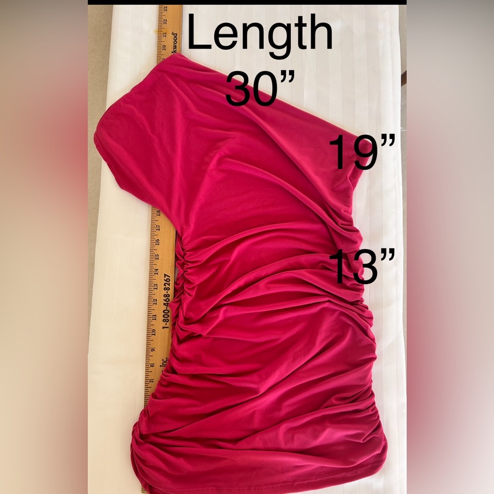 Max Rave Dress Over One Shoulder Size L